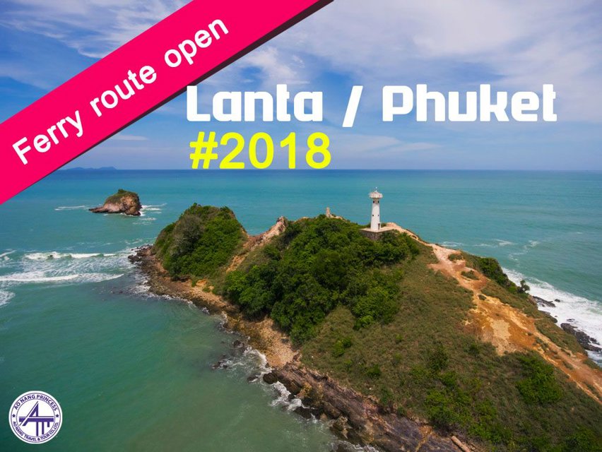 Ferry Schedule 2018 (Lanta / Phuket route)